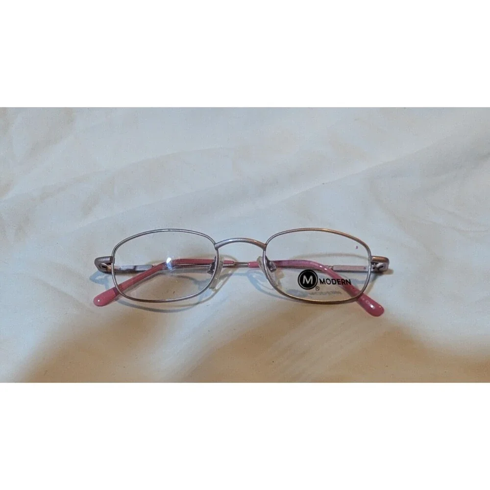 Modern CHEERFUL PINK 42-19-125 Metal Full Rim Eyeglasses Frame Only  GW84 kids